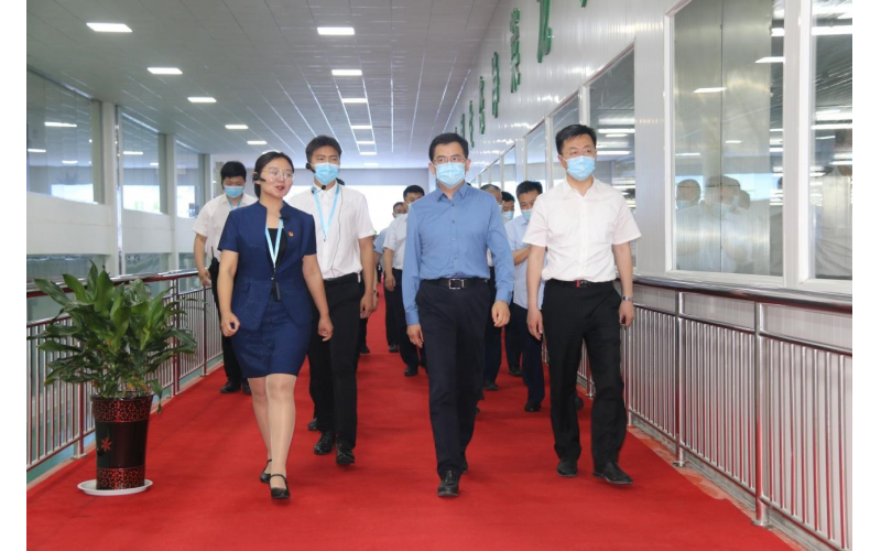 全市重点项目观摩团走进绿源和丰公司